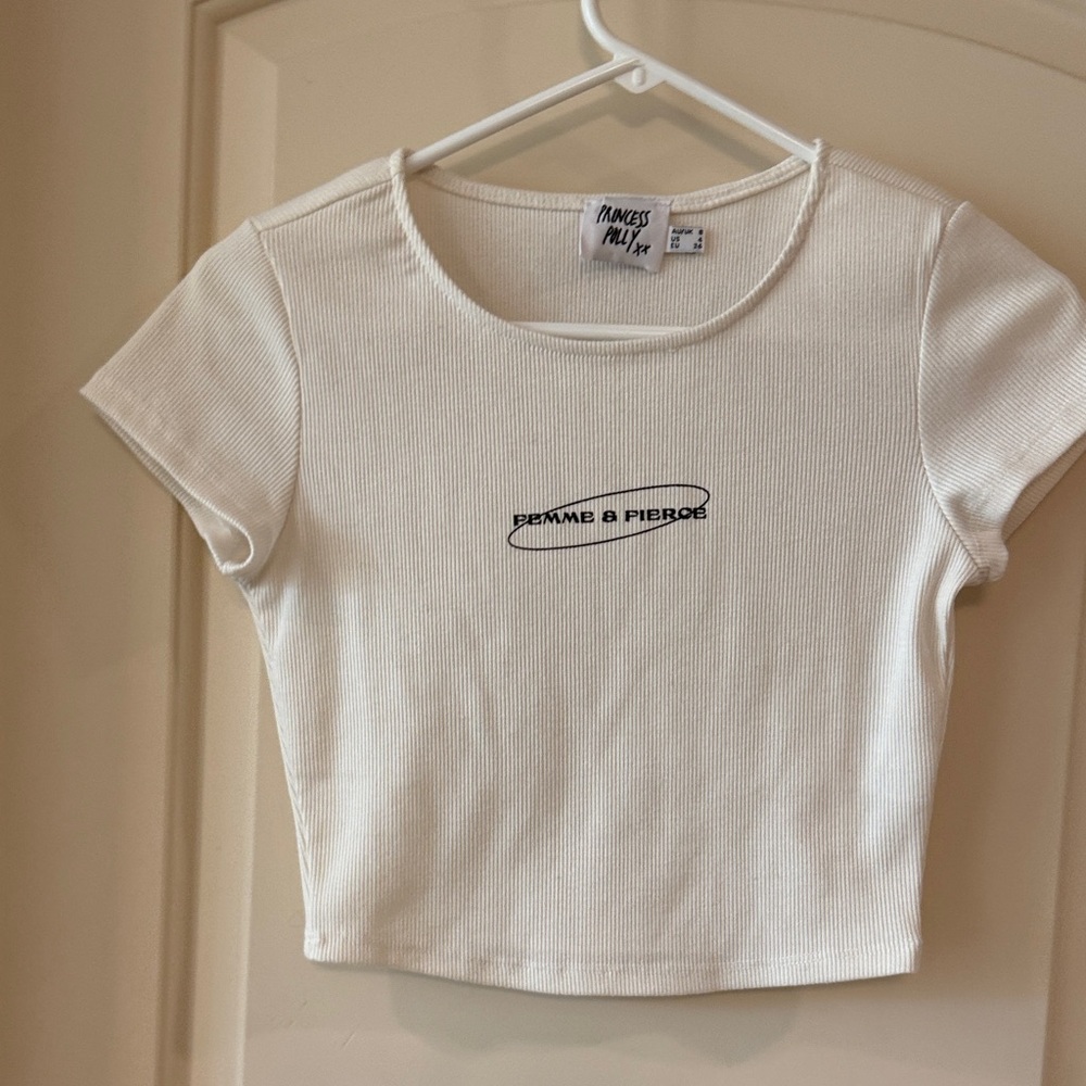 Princess Poly cropped tee